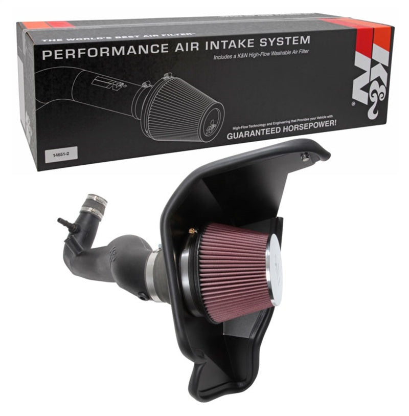 K&N 2018 Ford Mustang L4-2.3L F/I Aircharger Performance Intake - Racecraft Industries