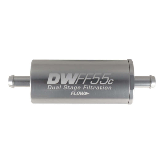DeatschWerks 5/16in 10 Micron 55mm In-Line Fuel Filter Kit - Racecraft Industries