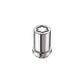 McGard Wheel Lock Nut Set - 4pk. (Tuner / Cone Seat) M12X1.5 / 13/16 Hex / 1.24in. Length - Chrome - Racecraft Industries