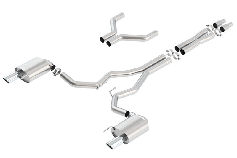 Borla Atak Cat-Back 15-17 Ford Mustang GT 5.0L V8 MT/AT 3in pipe 4in tip - Racecraft Industries