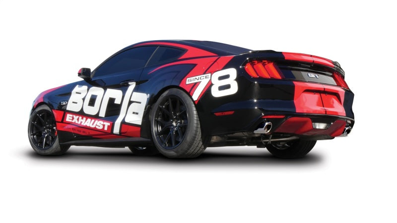Borla Atak S Rear Section 15-17 Ford Mustang GT 5.0L V8 MT/AT 2.5in pipe 4in tip - Racecraft Industries