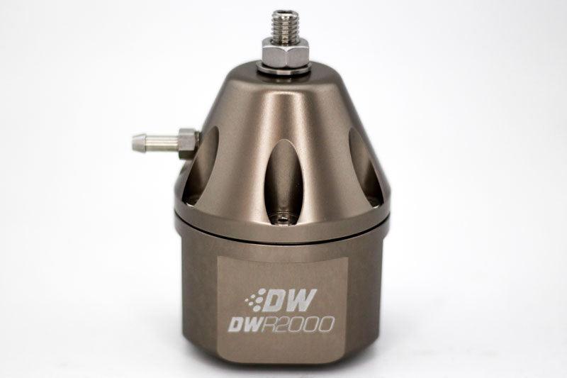 DeatschWerks DWR2000 Adjustable Fuel Pressure Regulator - Titanium - Racecraft Industries