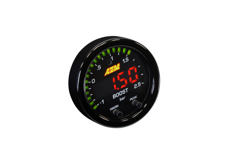 AEM X-Series Boost Pressure -30inHg 35psi Gauge - Racecraft Industries