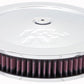K&N 5 1/8in Flange 11in OD 3 1/4in Height w/ Vent Custom Air Cleaner Assembly - Racecraft Industries