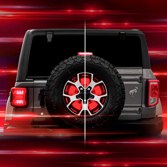 XK Glow Bronco 5th Wheel Light w/ Brake, Running, Reverse and Turn Signal Lights - Racecraft Industries