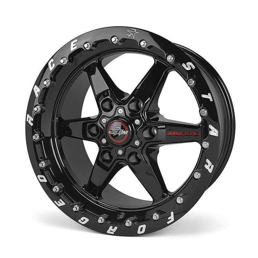 Race Star 93 Truck Star 17x9.50 6x5.50bc 6.125bs Gloss Black Wheel - Single Beadlock - Racecraft Industries