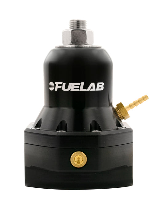 Fuelab 565 EFI Adjustable FPR 40-80 PSI (2) -10AN In (1) -10AN Return Max Flow Bypass - Black - Racecraft Industries