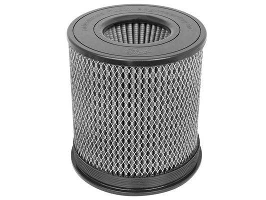 aFe MagnumFLOW Air Filter Pro DRY S 6in Flange x 8 1/8in Base/Top (INV) x 9in H - Racecraft Industries