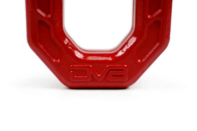 DV8 Offroad Elite Series D-Ring Shackles - Pair (Red) - Racecraft Industries