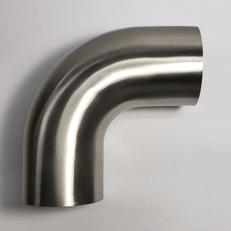 Stainless Bros 4in Diameter 1D / 4in CLR 90 Degree Bend Leg Mandrel Bend - Racecraft Industries