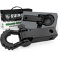 Rhino USA Shackle Hitch Receiver W/ D-Ring (Black) - Racecraft Industries