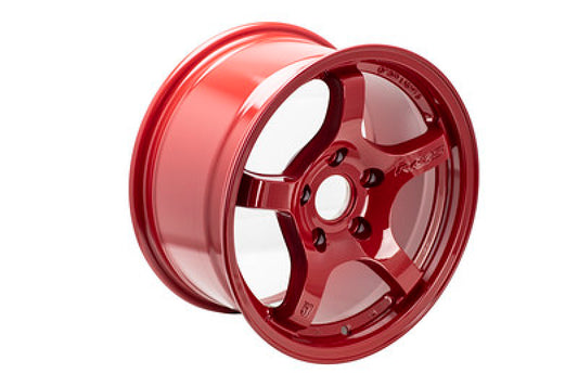 Gram Lights 57CR 18x9.5 +38 5x114.3 Milano Red Wheel - Racecraft Industries