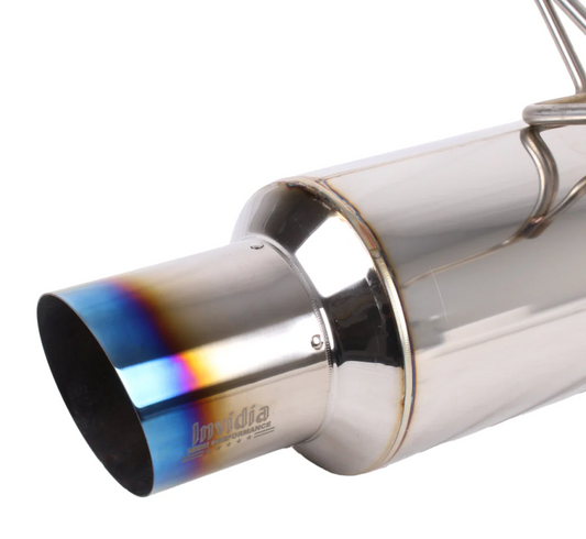 Invidia 2022+ Subaru WRX Single N1 Titanium Burnt Tip Cat-back Exhaust - Racecraft Industries