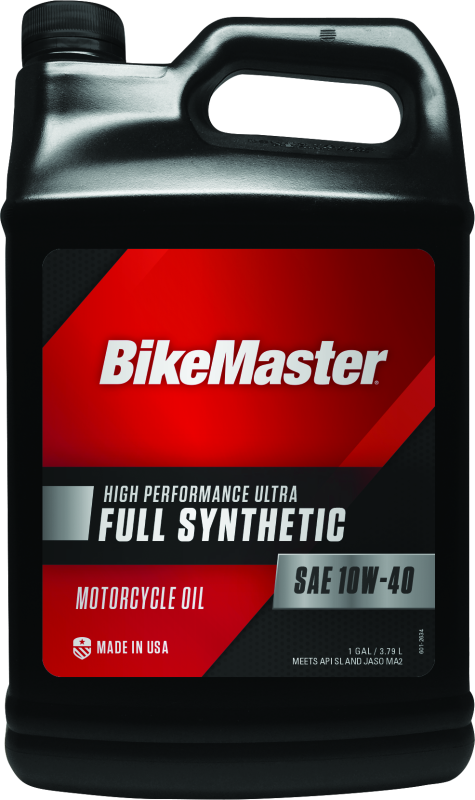 BikeMaster 10W40 Full Synthetic Oil - Gallon - Racecraft Industries