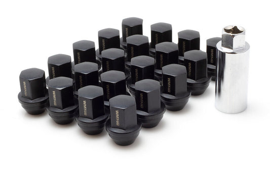 Wheel Mate WM14T Closed End Lug Nuts - QTY 20/Black - Racecraft Industries