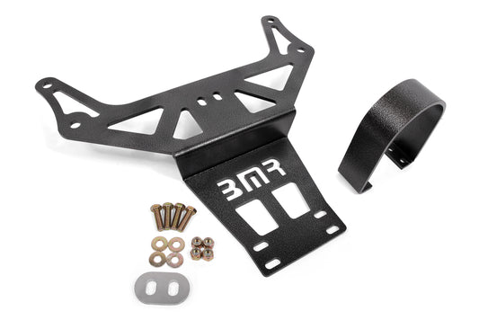 BMR 15-18 Dodge Challenger (Auto Trans) Hellcat/Demon Driveshaft Safety Loop - Black Hammertone - Racecraft Industries