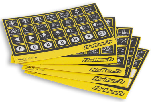 Haltech CAN Keypad Label Set - Racecraft Industries