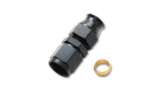 Vibrant -8AN Female to 1/2in Tube Adapter Fitting (w/ Brass Olive Insert) - Racecraft Industries