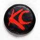 KC HiLiTES 6in. Round Soft Cover (Pair) - Black w/Yellow KC Logo - Racecraft Industries