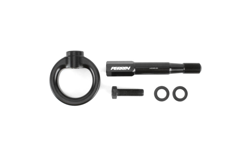 Perrin 15-17 Subaru WRX/STI Tow Hook Kit (Front) - Flat Black - Racecraft Industries