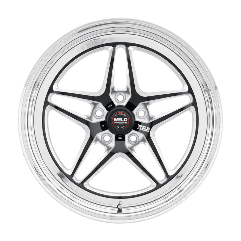 Weld S81 18x5 / 5x120 BP / 2.1in. BS (-23mm Offset) Black Wheel 3.18 ID (High Pad) - Non-Beadlock - Racecraft Industries