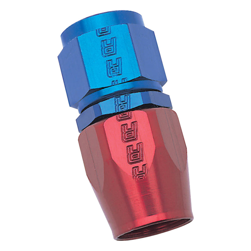 Russell Performance -6 AN Red/Blue Straight Full Flow Hose End - Racecraft Industries