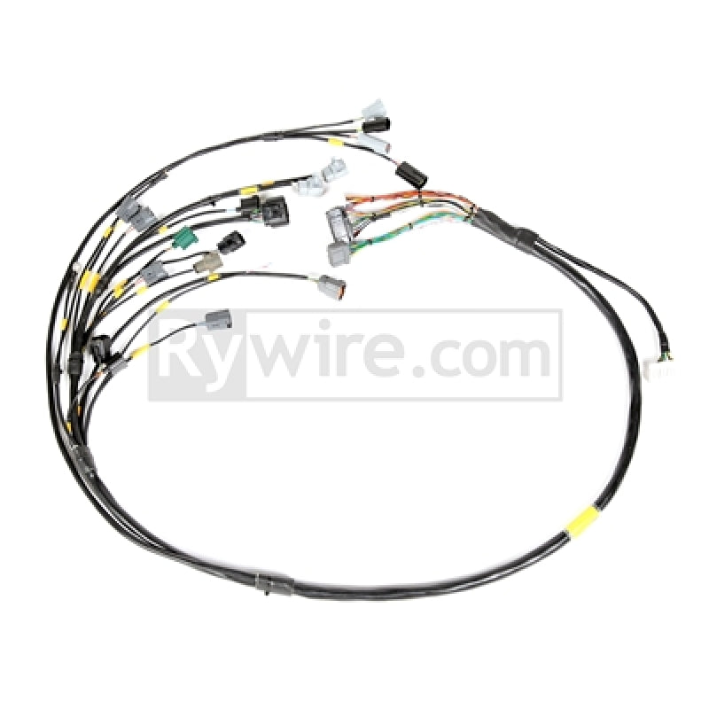 Rywire 13B Haltech Mil-Spec Eng Harness w/EV14 Inj/Denso 5th/6th Inj/Delphi Press Sensor/Bosch Knock - Racecraft Industries