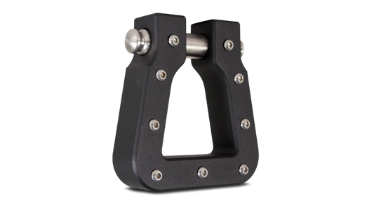 Body Armor 4x4 Mega D-Ring Black Single - Racecraft Industries
