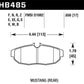Hawk 07-11 Ford Mustang Shelby GT500 DTC-30 Race Rear Brake Pads - Racecraft Industries