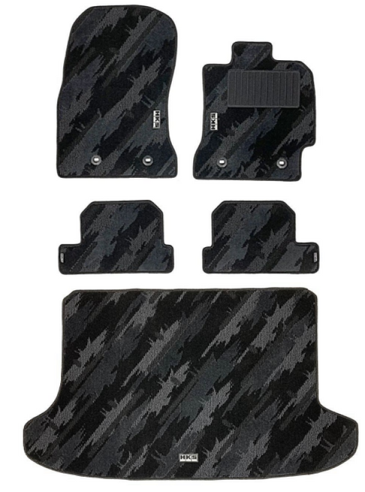 HKS FLOOR MATS ZN6/ZC6 FULL SET OCT LHD - Racecraft Industries