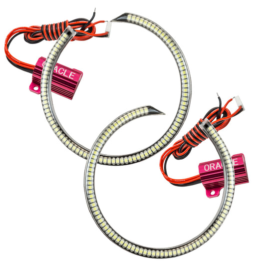 Oracle Ford Mustang 10-13 WP LED Fog Halo Kit (Grille Style) - White SEE WARRANTY - Racecraft Industries