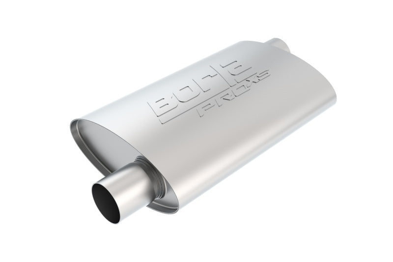Borla Pro-XS 2.25in Tubing 14in x 4in x 9.5in Oval Offset/Offset Muffler - Racecraft Industries