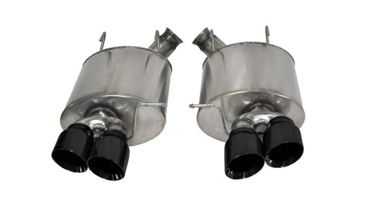 Corsa 2013-2014 Ford Mustang Shelby GT500 5.8L V8 Black Sport Axle-Back Exhaust - Racecraft Industries