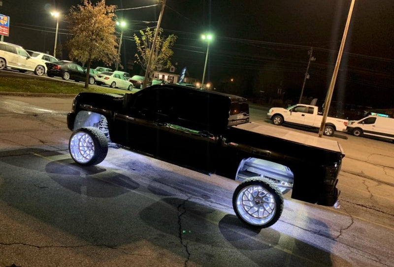 Oracle LED Illuminated Wheel Rings - Double LED - White SEE WARRANTY - Racecraft Industries