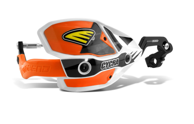 Cycra CRM Ultra 1-1/8 in. Clamp w/White Shields/Orange Covers - Racecraft Industries