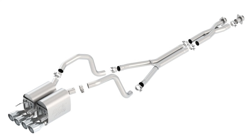 Borla 05-08 Chevrolet Corvette Coupe/Convertible 2dr 6.2L 8cyl AT/MT 6spd ATAK SS Catback Exhaust - Racecraft Industries