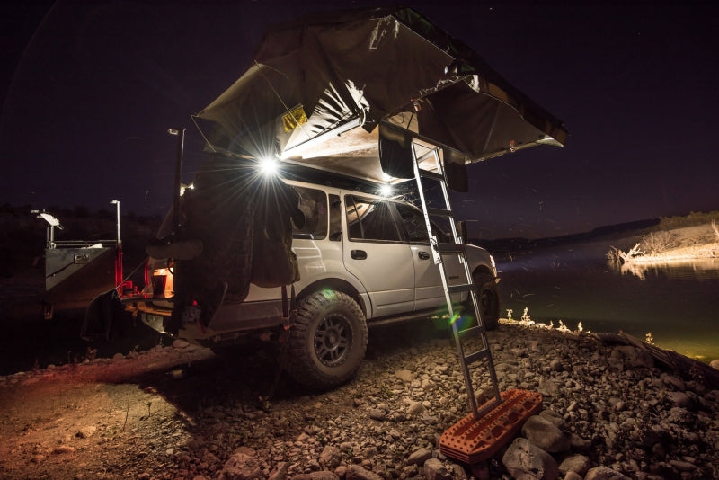 KC HiLiTES C-Series C2 LED 2in. Backup Area Flood Light 20w (Pair Pack System) - Black - Racecraft Industries