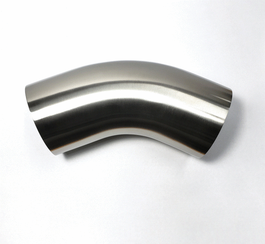 Stainless Bros 4in Diameter 1D / 4in CLR 45 Degree Bend Leg Mandrel Bend - Racecraft Industries