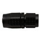 DeatschWerks 6AN Female Swivel Strait Hose End CPE - Anodized Matte Black - Racecraft Industries