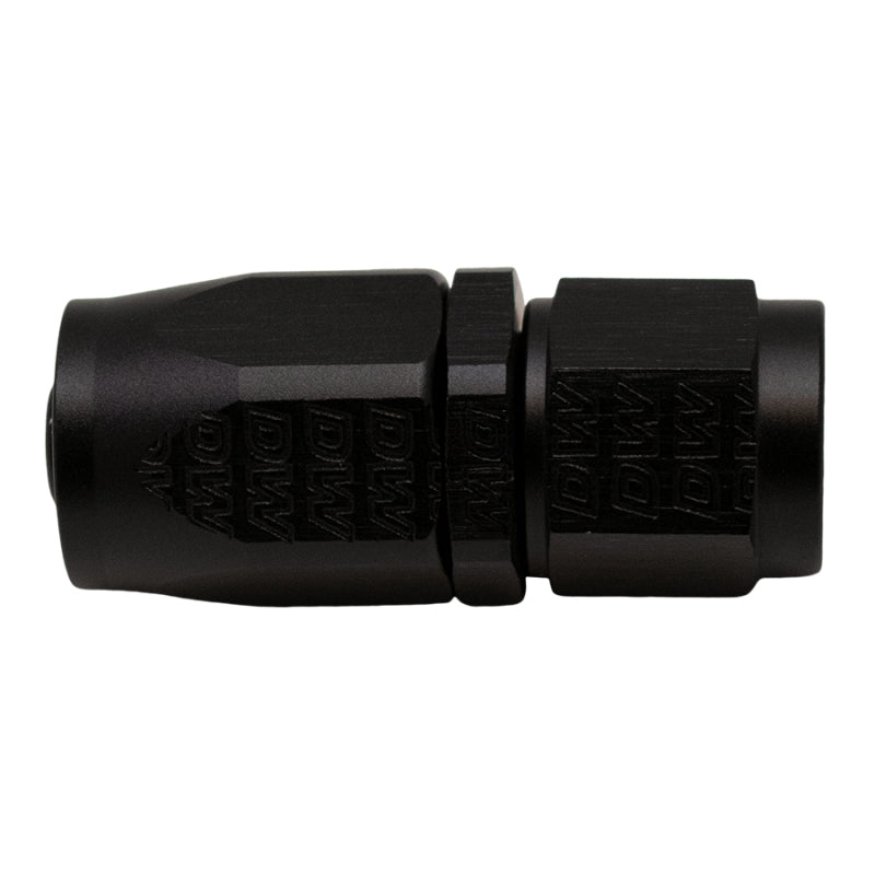 DeatschWerks 6AN Female Swivel Strait Hose End CPE - Anodized Matte Black - Racecraft Industries