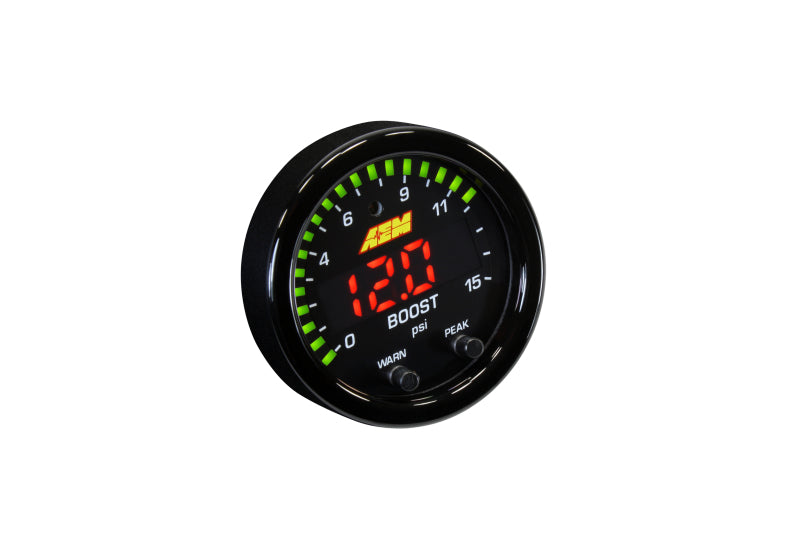 AEM X-Series Pressure 0-15psi Gauge Kit - Racecraft Industries