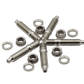 BLOX Racing Stainless Steel Exhaust Manifold Studs 5-Piece Set - M10x1.25 55mm - Racecraft Industries