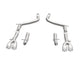 MagnaFlow Axle-Back, SS, 2.5in, Quad Split Rear 3.5in Tip 2015 Dodge Challenger 3.6L V6 - Racecraft Industries