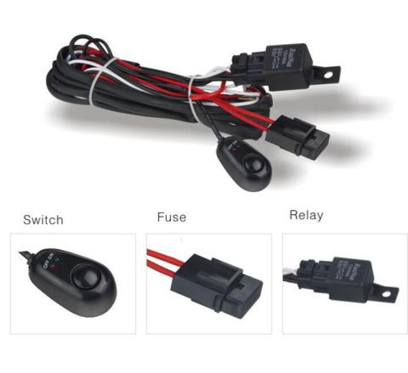DV8 Offroad Wiring Harness w/ Relay & Switch - Racecraft Industries