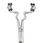 AWE Tuning 2018+ Ford Mustang GT (S550) Cat-back Exhaust - Touring Edition (Quad Diamond Black Tips) - Racecraft Industries