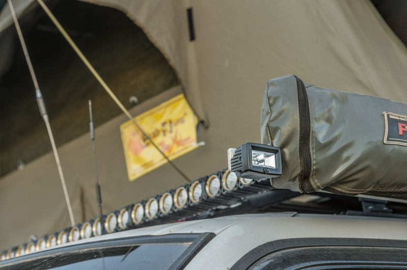 KC HiLiTES C-Series C2 LED 2in. Backup Area Flood Light 20w (Pair Pack System) - Black - Racecraft Industries