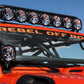 KC HiLiTES Universal 50in. Pro6 Gravity LED 8-Light 160w Combo Beam Light Bar (No Mount) - Racecraft Industries
