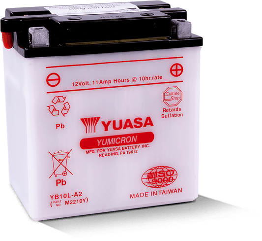 Yuasa YB10L-A2 Yumicron 12-Volt Battery - Racecraft Industries