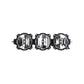 KC HiLiTES Universal 50in. Pro6 Gravity LED 8-Light 160w Combo Beam Radius Light Bar - Racecraft Industries