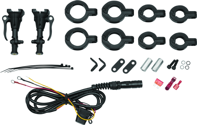 Kuryakyn Mount Kit For Wanderbar For 7/8in-1-1/2in Bars - Racecraft Industries